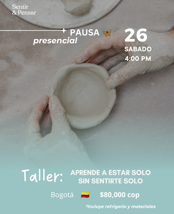 🦋Pausa presencial: Aprende a estar solo, sin sentirte solo